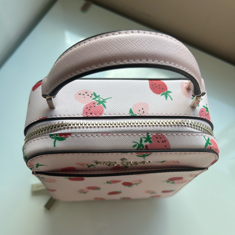 Kate Spade Strawberry Pink Small Crossbody - Picture 7 of 15